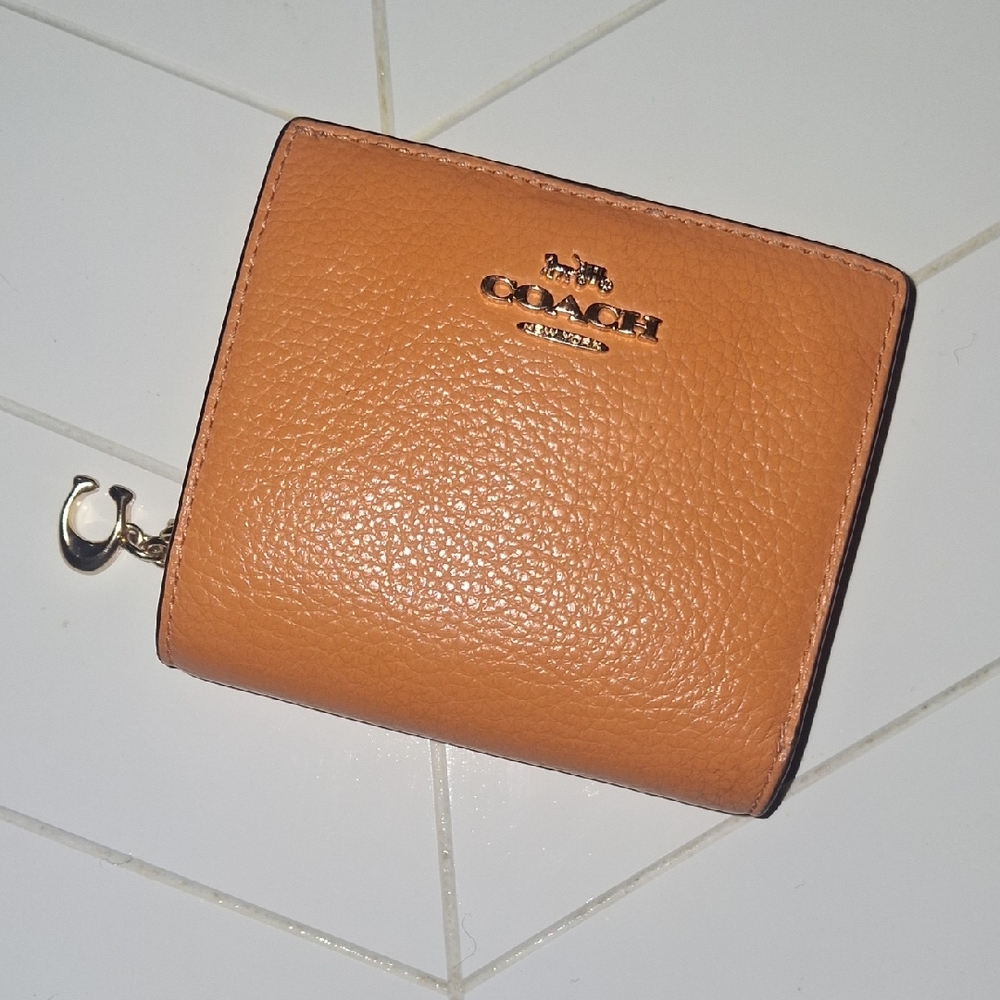 Coach Snap Wallet Orange